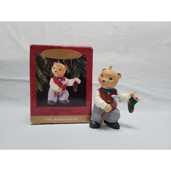 Hallmark Other - Hallmark Keepsake Ornaments - The Bearingers - Papa - Handcrafted - Vintage 1993